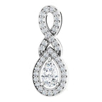 Accented Halo-Style Pendant