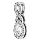 Accented Halo-Style Pendant - Image 2