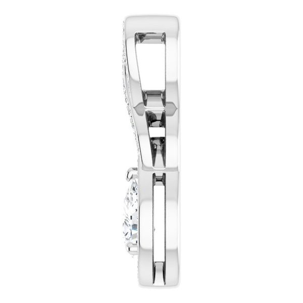 Accented Halo-Style Pendant - Image 3