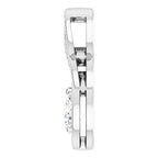 Accented Halo-Style Pendant - Image 3