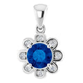 Floral-Inspired Halo-Style Pendant