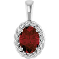 Rope Solitaire Charm/Pendant