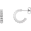 Beaded Hoop Earrings