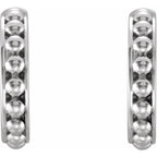 Beaded Hoop Earrings - Image 2