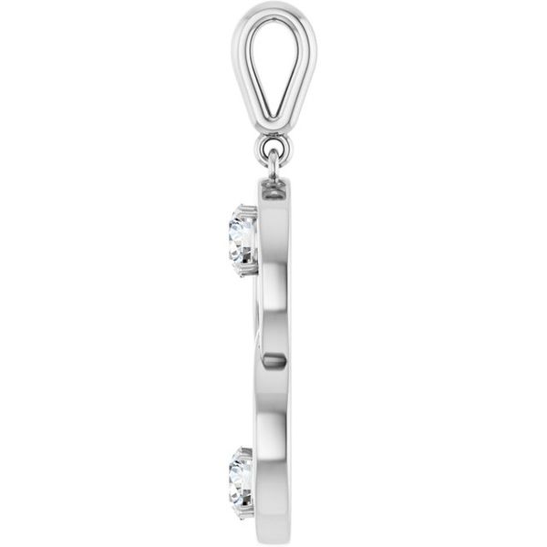 Two-Stone Circle Pendant - Image 3