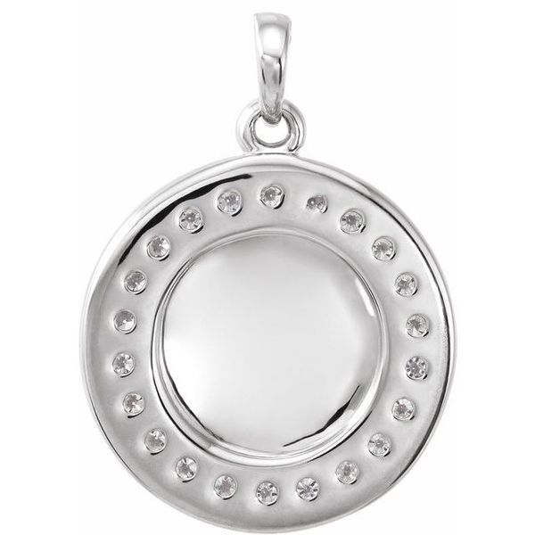 Engravable Halo-Style Necklace - Image 3
