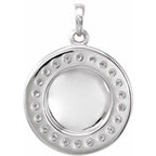 Engravable Halo-Style Necklace - Image 3