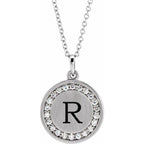 Engravable Halo-Style Necklace - Image 3