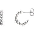 Accented Hoop Earrings