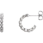 Accented Hoop Earrings