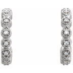 Accented Hoop Earrings - Image 2