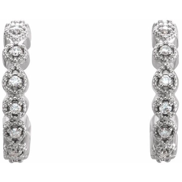 Accented Hoop Earrings - Image 2
