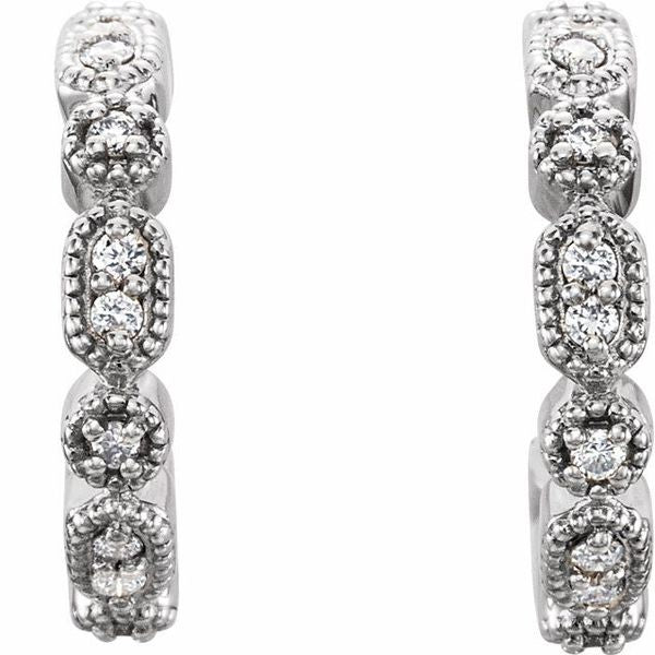 Accented Hoop Earrings - Image 2