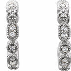 Accented Hoop Earrings - Image 2