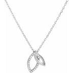 Double Leaf Necklace