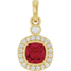 Halo-Style Pendant