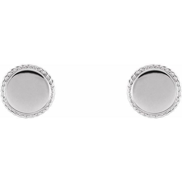 Engravable Rope Earrings - Image 2