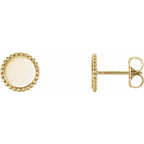 Engravable Beaded Earrings