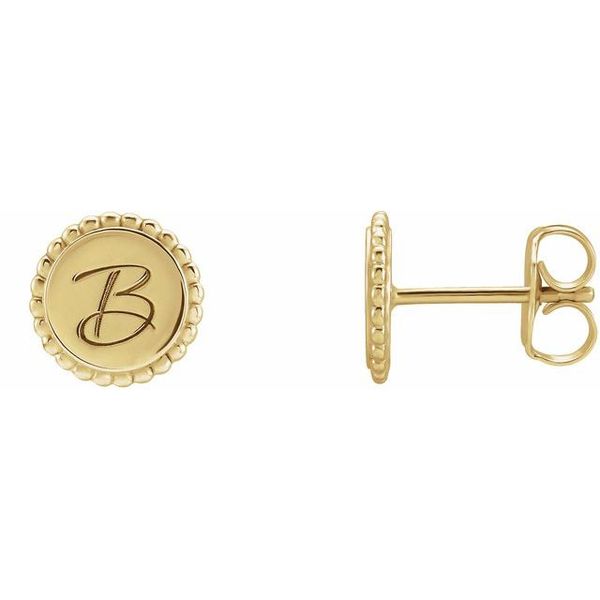 Engravable Beaded Earrings - Image 3