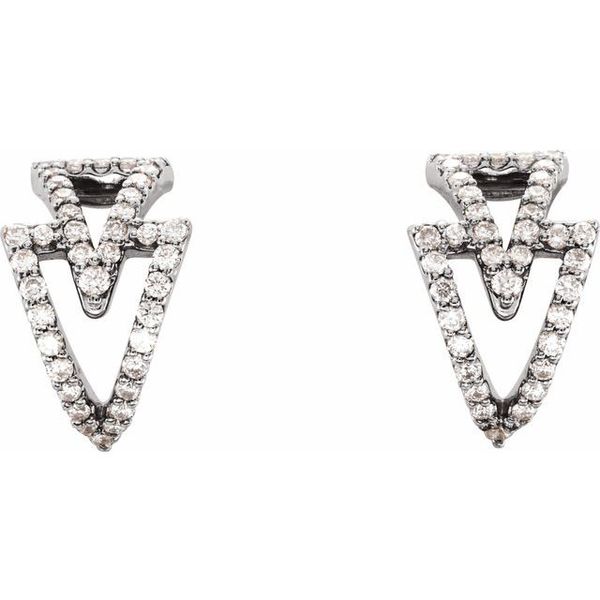 Geometric Hoop Earrings - Image 2