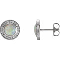 Halo-Style Earrings