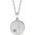 Engravable Starburst Necklace