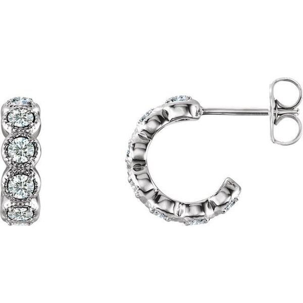 Accented Hoop Earrings