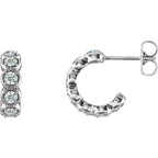 Accented Hoop Earrings