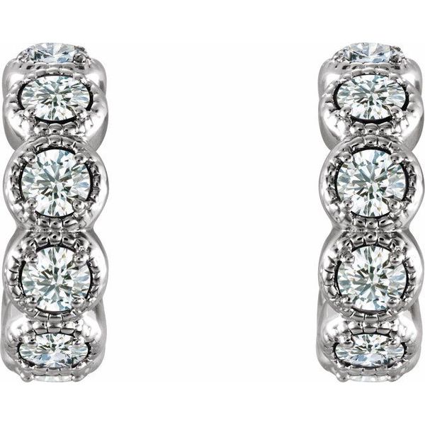 Accented Hoop Earrings - Image 2