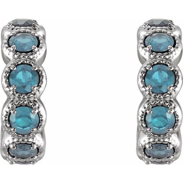 Accented Hoop Earrings - Image 2