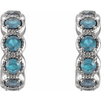 Accented Hoop Earrings - Image 2
