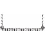 Beaded Bar Necklace