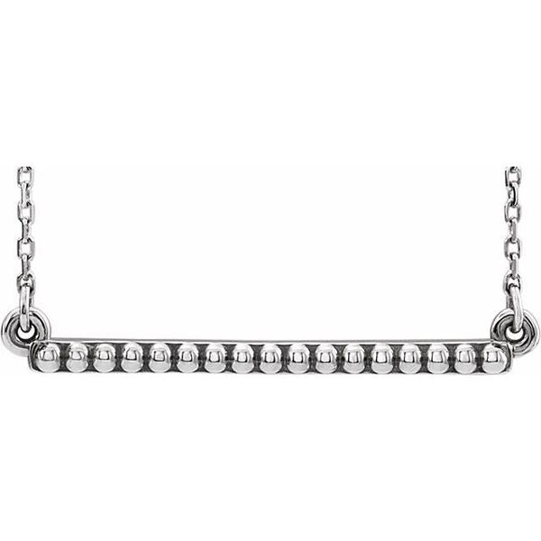 Beaded Bar Necklace