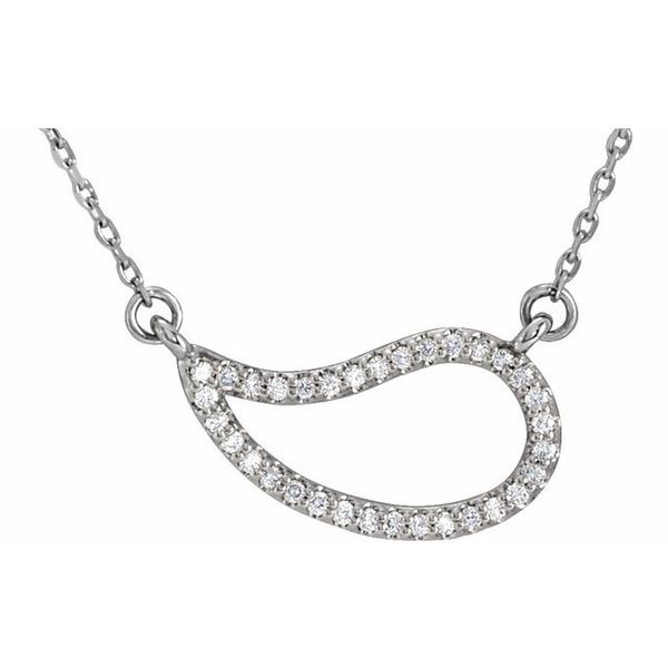 Accented Paisley Necklace