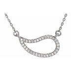 Accented Paisley Necklace