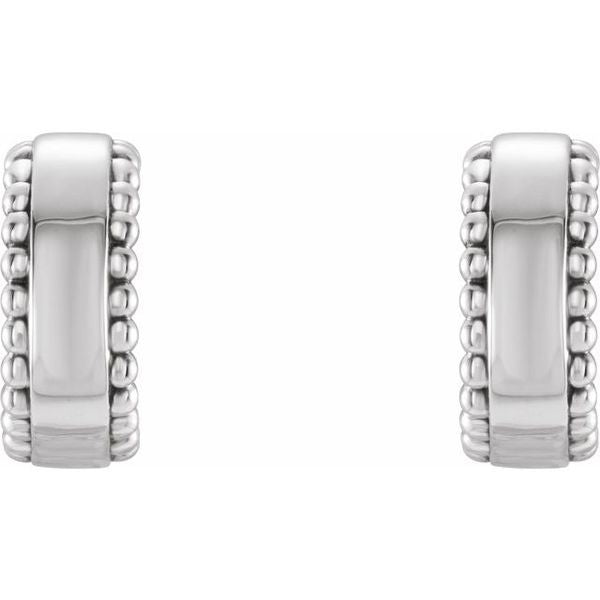 Beaded Hoop Earrings - Image 2