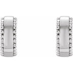 Beaded Hoop Earrings - Image 2