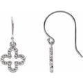Beaded Clover Earrings