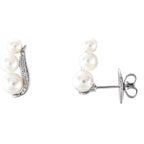 Accented Pearl Ear Climbers