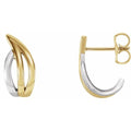 Freeform J-Hoop Earrings