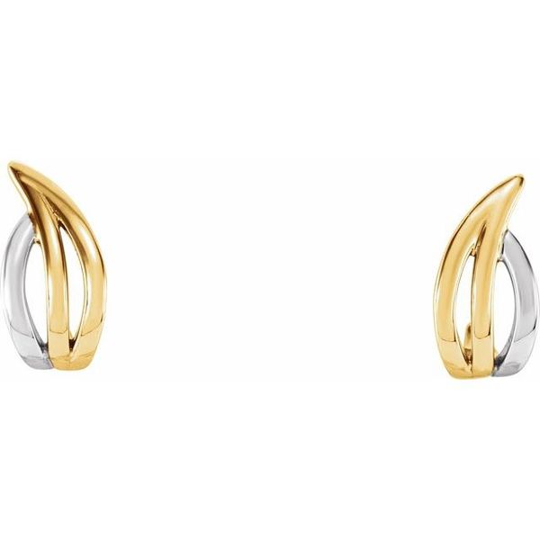 Freeform J-Hoop Earrings - Image 2