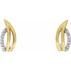 Freeform J-Hoop Earrings - Image 2