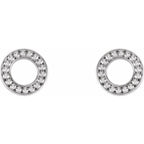 Beaded Circle Earrings - Image 2