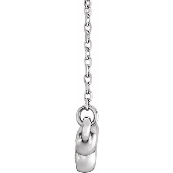 Bezel-Set Bar Necklace - Image 2