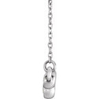 Bezel-Set Bar Necklace - Image 2