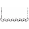 Beaded Bar Necklace or Necklace Center