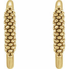 Beaded Hoop Earrings - Image 2