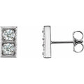 Two-Stone Earrings