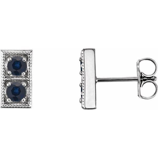 Two-Stone Earrings