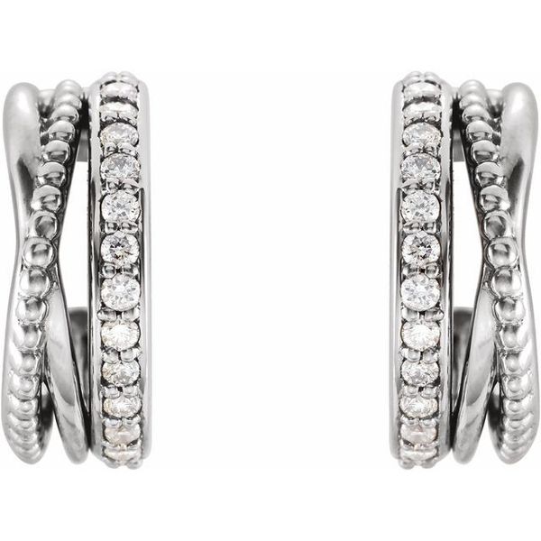 Beaded Hoop Earrings
